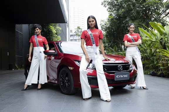 ฮอนด้า หนึ่งในผู้สนับสนุนหลักของการประกวด Miss Universe Thailand 2020 นำ ฮอนด้า ซีวิค สีใหม่ สีแดงอิกไนต์ รุ่น TURBO RS  ร่วมเป็นส่วนหนึ่งในกิจกรรมช่วงเก็บตัว ก่อนการประกวดรอบตัดสิน 10 ต.ค. นี้