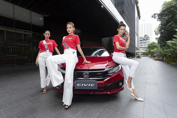 ฮอนด้า หนึ่งในผู้สนับสนุนหลักของการประกวด Miss Universe Thailand 2020 นำ ฮอนด้า ซีวิค สีใหม่ สีแดงอิกไนต์ รุ่น TURBO RS  ร่วมเป็นส่วนหนึ่งในกิจกรรมช่วงเก็บตัว ก่อนการประกวดรอบตัดสิน 10 ต.ค. นี้
