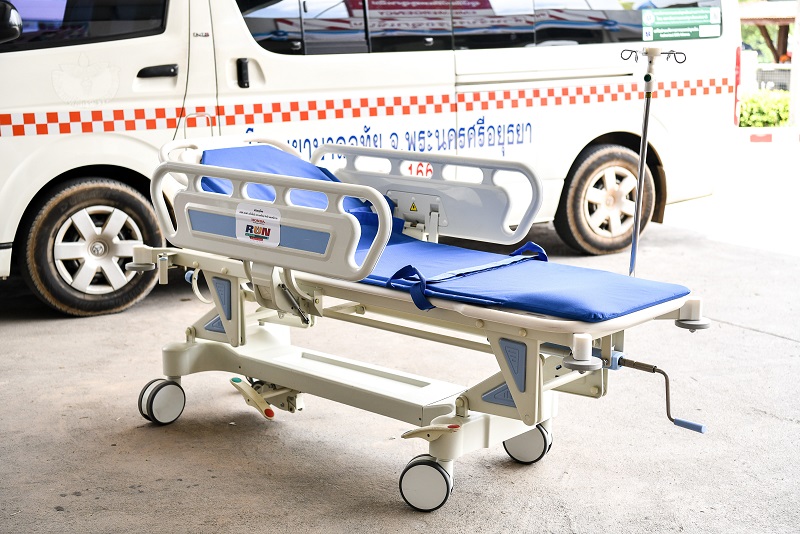 ตัวอย่างอุปกรณ์การแพทย์ซึ่งโรงพยาบาลอุทัยได้จัดซื้อจากรายได้ของกิจกรรม “Honda RUN We Share Wheelchair 2020”