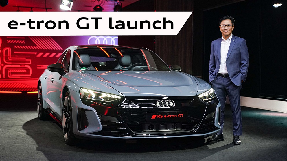 ฮอตไอเทมแห่งปี 2021 อาวดี้เปิดตัว The New Audi e-tron GT 3 รุ่น เจ้าแรกในเอเชีย ตอกย้ำทิศทางของโลกยนตรกรรมในอนาคต มั่นใจตอบโจทย์ความต้องการของลูกค้า พร้อมจองแล้ววันนี้ ในราคาเริ่มต้นเพียง 6,390,000 บาท