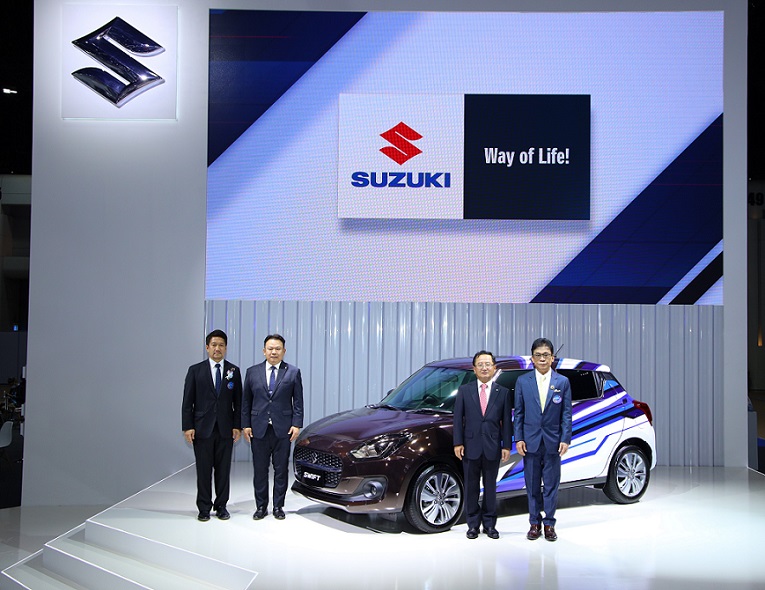 NEW SUZUKI SWIFT พร้อม !! ร่วมงาน Bangkok International Motor Show 2021 อวดโฉมรถซูซูกิ รุ่นตกแต่งสุดพิเศษ พร้อมเดินหน้าโครงการ Cause we care  มอบ SUZUKI CARRY Biosafety Mobile Unit ให้หมอแล็บ แพนด้า