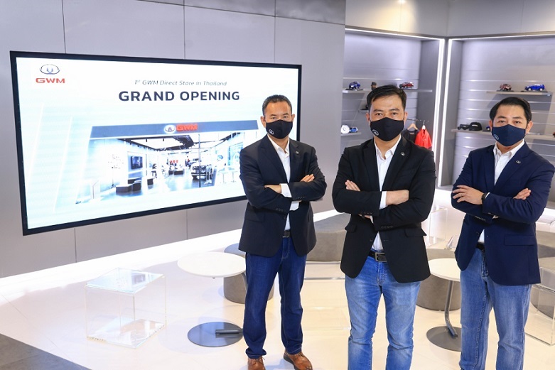เกรท วอลล์ มอเตอร์ เปิด GWM Store แห่งแรกของโลกในประเทศไทย  พร้อมแล้วที่จะส่งมอบประสบการณ์การขายและบริการหลังการขายรูปแบบใหม่ ให้แก่ผู้บริโภคชาวไทย ภายใต้กลยุทธ์ New User Experience 