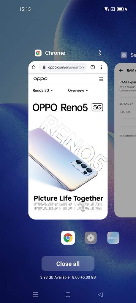OPPO เปิดตัวเทคโนโลยีใหม่ Memory Expansion Technology  เพื่อผู้ใช้ OPPO Reno5 Series 5G