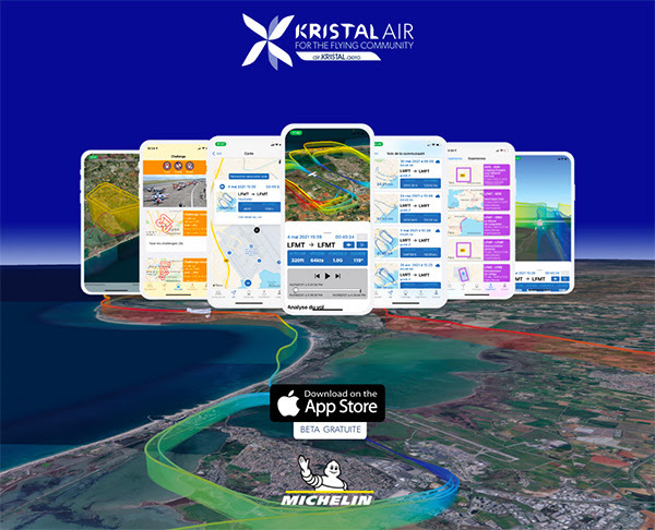 มิชลิน ร่วมกับ KRISTAL.aero เปิดมิติใหม่ของประสบการณ์ การบินเครื่องบินขนาดเล็กผ่านแอพพลิเคชั่น KRISTAL.air