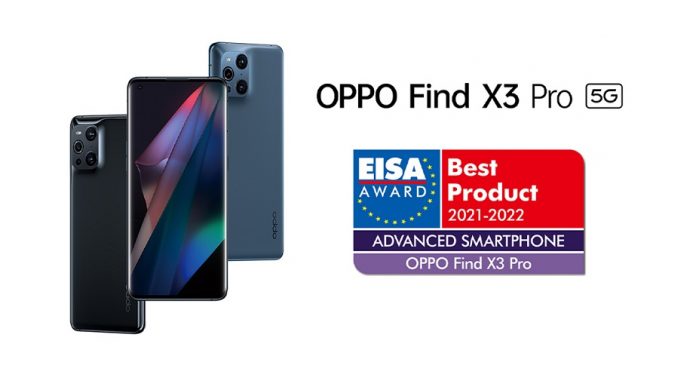 OPPO คว้ารางวัล EISA BEST PRODUCT ADVANCED SMARTPHONE AWARD ติดต่อกันสองปีซ้อน OPPO Find X3 Pro 5G คว้ารางวัลด้านสมาร์ทโฟนที่ล้ำสมัยที่สุดแห่งปีจาก EISA
