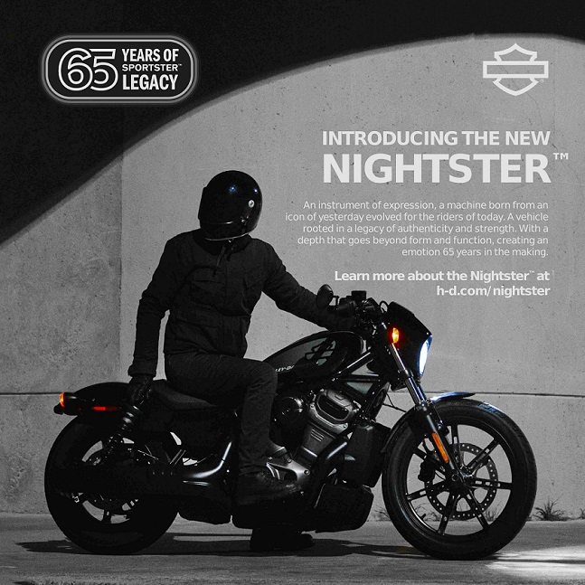 ยลโฉมรถมอเตอร์ไซค์รุ่น Nightster™ ปี 2022 ในวันที่ 7 พฤษภาคม นี้ ณ งาน Open House ที่ตัวแทนจำหน่ายอย่างเป็นทางการของ Harley-Davidson® ใกล้บ้านคุณ