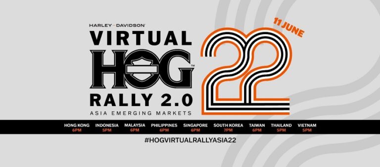 HARLEY-DAVIDSON® เตรียมจัดงาน Virtual H.O.G.® Rally Asia ครั้งที่ 2  เพื่อเอาใจเหล่านักขับขี่ตัวจริง