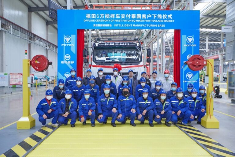 ซีพี โฟตอน ประเดิมนำเข้า “Mixer 270 รถผสมปูนสำเร็จ”  ล็อตแรกจากฐานการผลิตประเทศจีน
