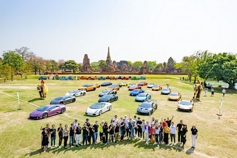 Lamborghini Club Thailand Bull Run Merit Trip at Ayutthaya เปิดประสบการณ์การขับขี่สุดพิเศษครั้งแรกของปี  พร้อมทำบุญเสริมสิริมงคลไปกับลัมโบร์กินีคู่ใจคันโปรด