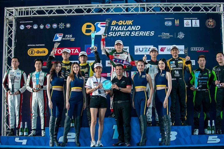 Toyota Gazoo Racing Team Thailand ฟอร์มแรง! คว้าถ้วยประเดิมแชมป์สนามแรก ในศึก “Thailand Super Series 2023” ด้วยความพร้อมของทีมงาน ภายใต้สภาพอากาศร้อนระอุ