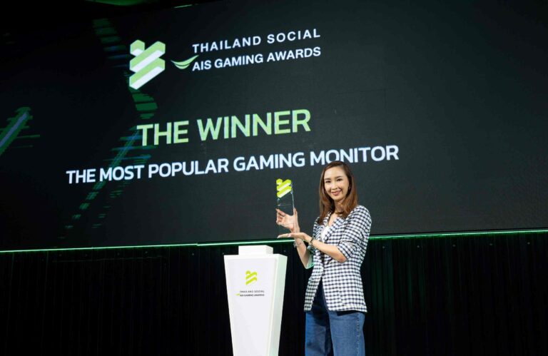 ซัมซุงพา Samsung Odyssey รับรางวัล  The Most Popular Game Device and Gadget สาขา Gaming Monitor  หน้าจอเกมมิ่งที่ได้รับความนิยมสูงสุดบนโซเชียลมีเดียในปี 2022  ในงาน Thailand Social AIS Gaming Awards