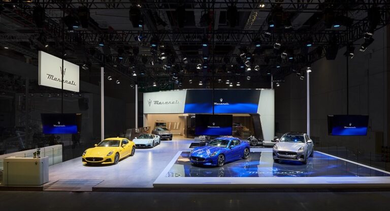 มาเซราติ เผยโฉมรถยนต์พลังงานไฟฟ้าที่งาน Shanghai Auto Show 2023 ค่ายตรีศูลเปิดตัว Grecale Folgore  รถยนต์ SUV พลังงานไฟฟ้า เต็มรูปแบบรุ่นแรก และ GranTurismo รถยนต์ระดับไอคอนรุ่นใหม่ล่าสุดสู่ตลาดเอเชีย