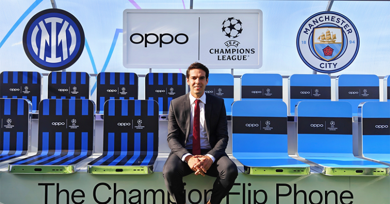 OPPO และแบรนด์แอมบาสเดอร์ระดับโลก Kaká สร้างแรงบันดาลใจ จุดประกายปาฏิหาริย์ด้วยที่สุดของประสบการณ์ ในนัดชิงชนะเลิศ UEFA Champions League ปี 2023