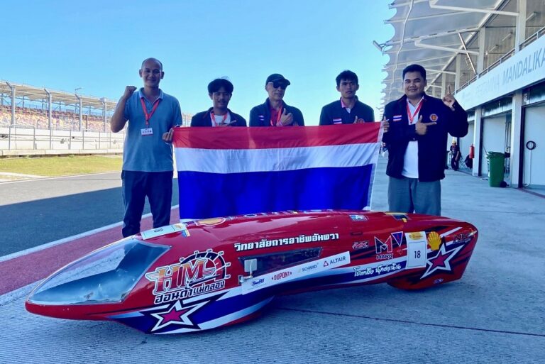 เยาวชนไทยคว้าแชมป์รถต้นแบบประหยัดพลังงาน จากสนามแข่งขัน  Shell Eco-marathon Asia Pacific and Middle East 2023