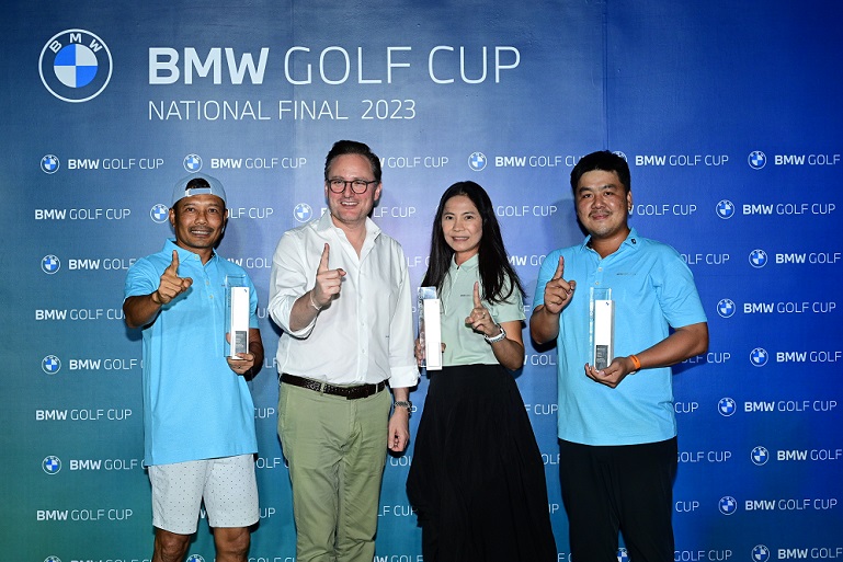 3 ตัวแทนประเทศไทยร่วมหวดวงสวิงชิงชนะเลิศระดับโลกสู่แอฟริกาใต้ ใน BMW Golf Cup National Final 2023