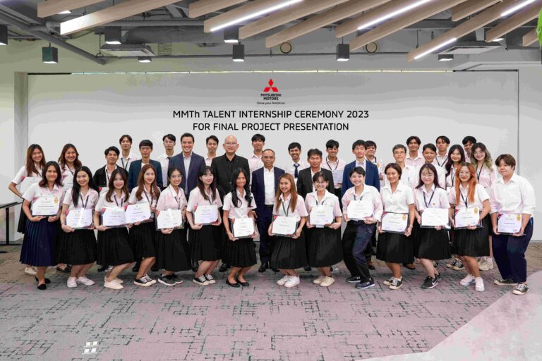 มิตซูบิชิ มอเตอร์ส ประเทศไทย มอบ 5 รางวัลโครงการยอดเยี่ยม จากผู้สำเร็จโครงการ MMTh Talent Internship Program ครั้งที่ 5
