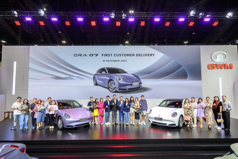 เกรท วอลล์ มอเตอร์ ส่งมอบ ORA 07 รถยนต์สปอร์ตคูเป้สมรรถนะสูงให้กับลูกค้ากลุ่มแรกของประเทศไทยในงาน Motor Expo 2023