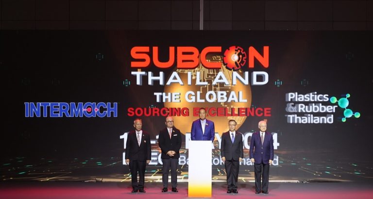 อินเตอร์แมค – ซับคอนไทยแลนด์ 2024 เปิดแล้ว ใหญ่จริง จัดเต็ม เทคโนโลยี นวัตกรรม สัมมนาเปิดทางรอดอุตสาหกรรมไทย เตรียมยกระดับอุตสาหกรรมไทยสู่ยุคปลอดคาร์บอน พร้อมจับมือ 7 ค่ายรถยนต์ปักธงผลักดันผู้ประกอบการไทย